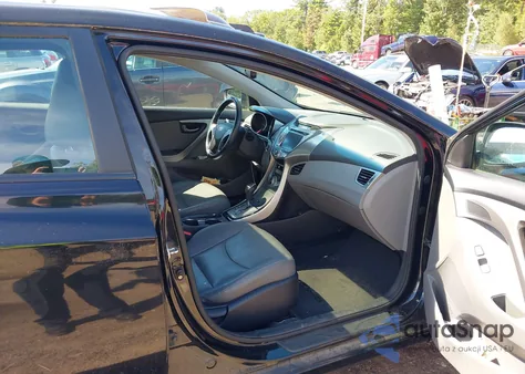 2013 Hyundai Elantra Limited from USA, damaged, VIN KMHDH4AE3DU572606